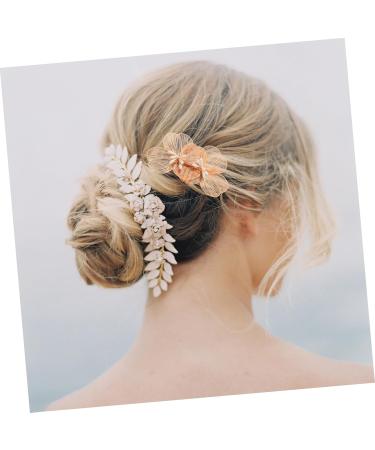 PLAFOPE Bridal Headwear Hair Comb Clips Women Hair Pin Comb for Bridesmaid Hair Side Comb Flower Hair Comb Hair Comb for Bride Comb Clips for Hair Bride Headpieces for Wedding - Buy Online on GoSupps.com