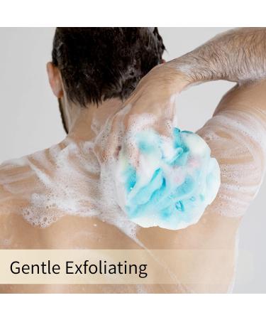 Buy SAMEAT Loofah Sponge Shower Puff - Exfoliating Bath Scrubber for Men & Women - 3 Pack Soft Mesh Body Scrub - International Shipping Available - Buy Online on GoSupps.com