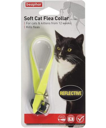 Beaphar Soft Cat Flea Collar Reflective Reflective Hi Vis Cat Flea Collar