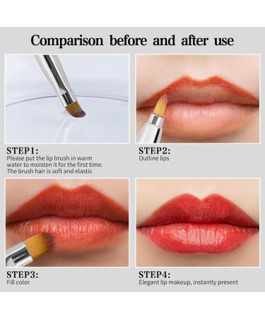 Arqumi Double-Ended Lip Makeup Brush | Lightweight Retractable Lip & Eyeshadow Applicator for Daily & Travel Use | Protective Lid | Ideal for Women & Girls - Buy Online on GoSupps.com