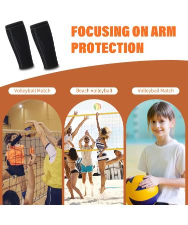 HOAAIGO Arm Sleeves for Volleyball & Running - Elastic Compression Sports Gear for Men & Women Black Size M - Buy Online on GoSupps.com