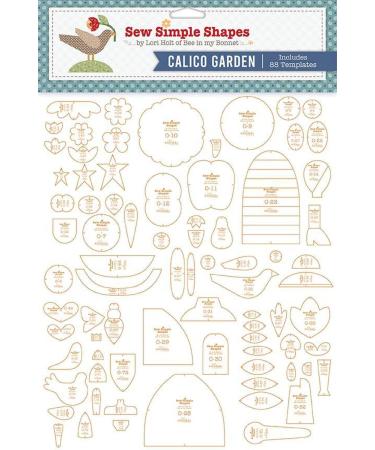 Lori Holt Calico Garden Sew Simple Shapes Includes 88 templates