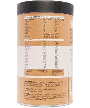 Amazonia RAW Certified Organic Vegan Protein Isolate - Digestive Enzymes Enhanced | International Shipping Available - Buy Online on GoSupps.com