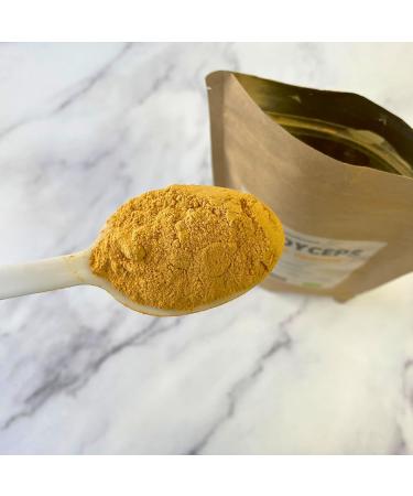 Cupplement | Cordyceps 60g | Organic | Free Spoon | Highest Quality Mushroom Powder | Mushroom | 2 measurements per day - Buy Online on GoSupps.com