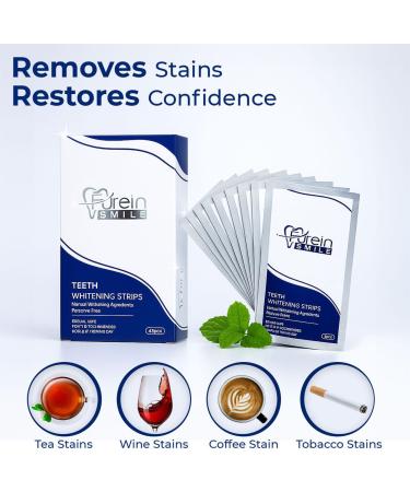 Lot de 42 bandes de blanchiment des dents sans peroxyde - Saveur menthe - N'ab me pas l' mail - Buy Online on GoSupps.com