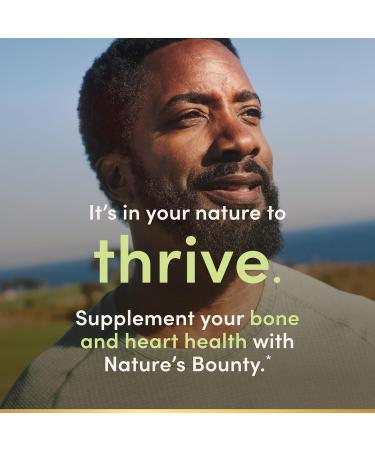 Nature's Bounty Vitamin D3 K2 Supplement 4000 IU Vitamin D3 Plus 100 mcg of Vitamin K Supplements for Adults for Heart & Bone Health Support 60 Day Supply 60 Vegetarian Capsules (Pack of 3) 60 Count (Pack of 3) - Buy Online on GoSupps.com