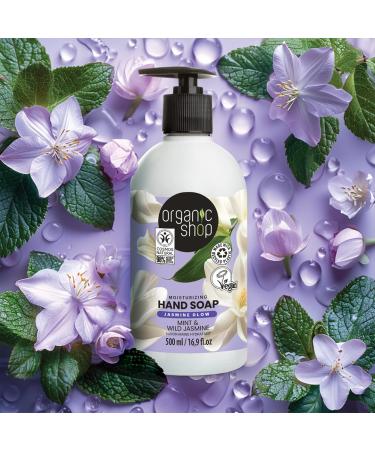 Buy Natural Moisturising Hand Soap Mint & Jasmine 17.5oz - Nourishing & Refreshing | International Shipping Available - Buy Online on GoSupps.com