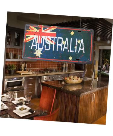 Alipis Emblems Antique Signs Iron Sign Painting Iron Painting Tin Signs License Plate Signage Vintage - Buy Online on GoSupps.com