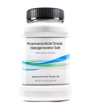 Himalayan Secrets Pharmaceutical Grade Salt Approved for Halogenerators - Use in Salt Therapy Rooms and Salt Caves 5 LB JAR