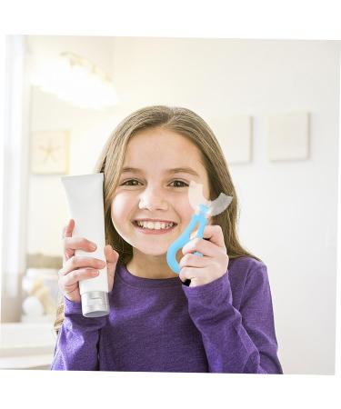 Gleavi 2nd Hand Cartoon Toothbrush for Children - Silicone Full Mouth Manual Toddler Toothbrush - Buy Online on GoSupps.com