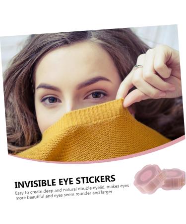minkissy 2 Sets Double Eyelid Sticker Self- Adhesive Eye Tapes Eyelid Stickers Mantilla Veils Catholic Makeup Tape Transparent Tape Beauty Products Pink Cover up Adhesive Strip - Buy Online on GoSupps.com