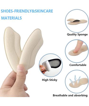 Heel Grips for Loose Shoes - Cushioned Inserts for Men & Women | Stop Heel Slip & Blisters - 8 Pairs - Buy Online on GoSupps.com