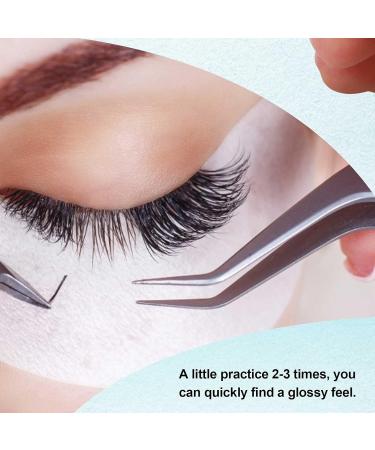 Premium Eyelash Extension Tweezers Set - 3-Part Silver Dolphin Tool for Perfect Fans - Buy Online on GoSupps.com