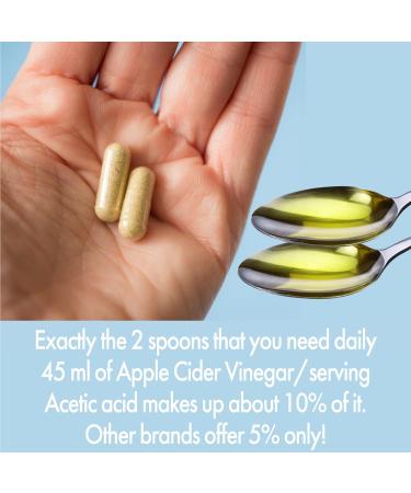 Raw Unfiltered Apple Cider Vinegar with Turmeric, Ginger, Black Cayenne Pepper & Bio Cultures - 2775mg/serving. Metabolism Boosting Vegan Complex - Buy Online on GoSupps.com
