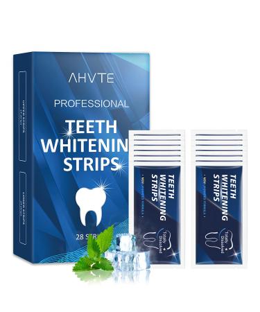 Lunaanda Whitening Teeth Whitening Strips professional teeth whitening strips 21 treatments whitening strips mint flavor quickly remove all stains