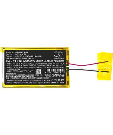 Replacement Battery for Steelseries Arctis 1 3 7 7P - High Capacity 1200mAh/3.7V (AEC503759) - International Shipping Available - Buy Online on GoSupps.com