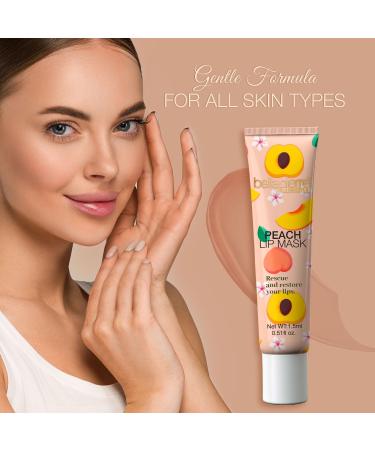 bellapierre Cosmetics Peach Lip Mask | Lip Plumping Mask with Hyaluronic Acid | Moisturizing Lip Balm for Daily Use - Buy Online on GoSupps.com