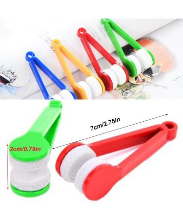 20-Piece Mini Ultrafine Fiber Glasses Lens Cleaner & Soft Brush Set | Perfect Glasses Cleaning Tool & Clip for Streak-Free Lenses - Buy Online on GoSupps.com