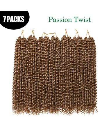 Buy 7 Packs of 18-Inch Passion Twist Hair - Water Wave Bohemian Crochet Extensions - Authentic YDDM Hair - Buy Online on GoSupps.com