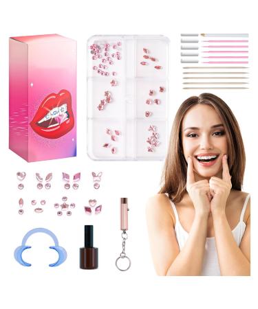 TYBEITAO Tooth Gems 8 Styles Available Tooth Jewelry Jewelry Creations with Sparkling Teeth Tooth Jewelry Stones style2