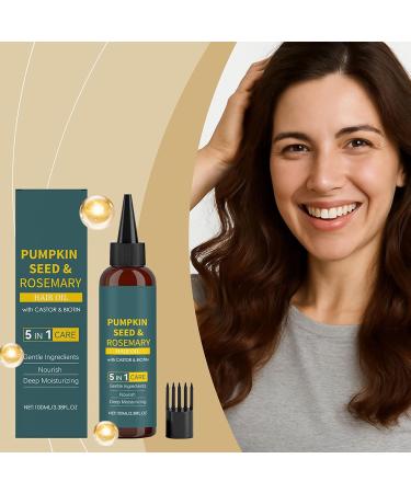  Mwqpgyh Hair Oil for Dry Hair | 100ml Non-Greasy Shine and Softness | Leave-In Strengthening Treatment | For Hair Loss Home Travel Women Men - Buy Online on GoSupps.com