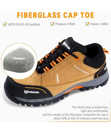 ANDANDA Men's Waterproof Hiking Work Boots - Lightweight and Durable for Industrial, Construction, Electronics Workshop - Size 10 X-Wide - Buy Online on GoSupps.com