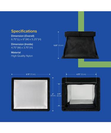 Julius Studio 6x6.7 Collapsible Light Diffuser Mini Softbox for Camera Photo Video LED Light Panel - Buy Online on GoSupps.com