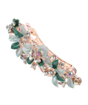 VINTORKY Crystal Hairpin Tocados Para El Hair Claw Clips Barrettes Bridal Hair Bridal Headwear Bridal Hair Accessories Wedding Hairpin Headgear