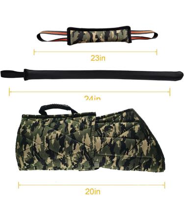 mmagicc Dog Bite Training Sleeves Professional Dogs Bite Training Arm Sleeve With Whip Agitation Stick Arm Protector - Buy Online on GoSupps.com