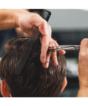 3-Piece Carbon Fiber Hairdressing Comb Set - Heat Resistant Barber Comb in Black - Buy Online on GoSupps.com