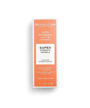 Revolution Skincare 12.5% Vitamin C Radiance Serum 30ml - Vegan & Cruelty Free | Brightens Skin & Provides Protection - Buy Online on GoSupps.com