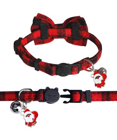 STMK Holiday Cat Bandana Collar with Bell - Festive Christmas, Thanksgiving, Halloween Design for Cats and Kittens - Buy Online on GoSupps.com