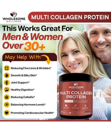 Wholesome Wellness Liposomal Vitamin C Capsules + Multi Collagen Protein Powder Hydrolyzed Bundle - Buy Online on GoSupps.com