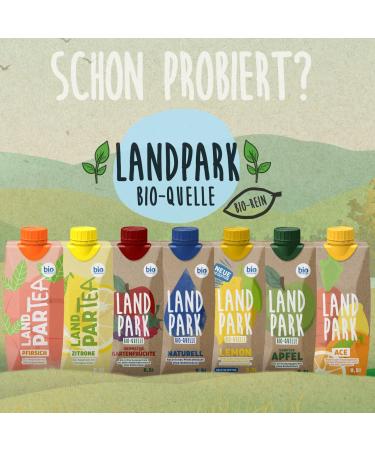 Buy Double Pack Landpark Bio-refresher Drink Lemon - 24x0.5L Tetra Pak | Natural Sugar-Free Mineral Water | Tasty Organic Lemon Water | International Shipping Available - Buy Online on GoSupps.com