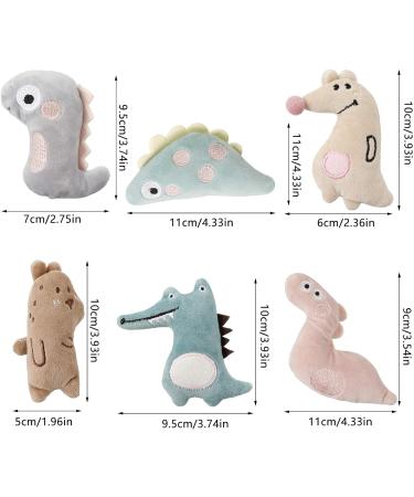 FANTESI 6 Pcs Cat Catnip Toys Interactive Cat Toys Cartoon Catnip Chew Toys Soft Plush Cat Pillow Entertaining Toys for Pet Kitten Cat Playing Chewing Grinding Claw Teeth Cleaning - Buy Online on GoSupps.com