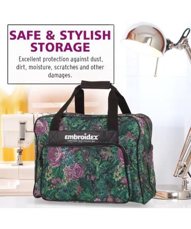 Floral Sewing Machine Carrying Case - Universal Tote Bag for Easy Transport - Buy Online on GoSupps.com