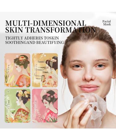ISBEAUSOLS Face Masks Skincare - Face Masks Beauty - Face Mask Set for Women - Hydrating Face Mask - Self Care Gift Sets for Women - Sheet Face Mask - Moisturizing Soothing Radiant - Buy Online on GoSupps.com