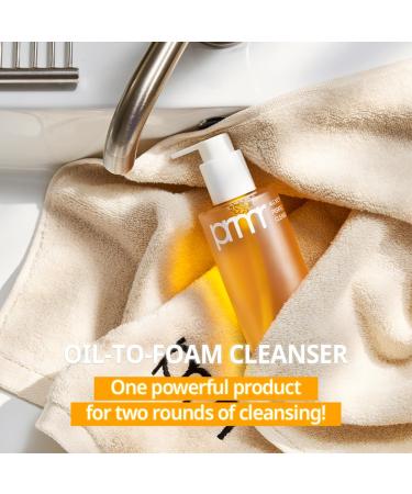 PRIMERA Oil To Foam Cleanser - Korean Deep Cleansing Oil for Makeup Blackheads & Daily Dirt Removal with Hyaluronic Acid & Ceramides (200ml - Buy Online on GoSupps.com