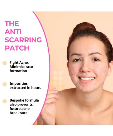 Anti Scarring Patch 2 Pack | Dermatologist-Approved Acne Pimple Patches | Minimize Scars & See Results in 6 Hours | Bespoke Formula for Flawless Skin - Buy Online on GoSupps.com