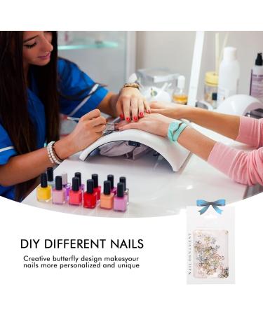 Uonlytech 1 Nail Art Accessories 3d Bow Tie Alloy Gem As Shown - Buy Online on GoSupps.com