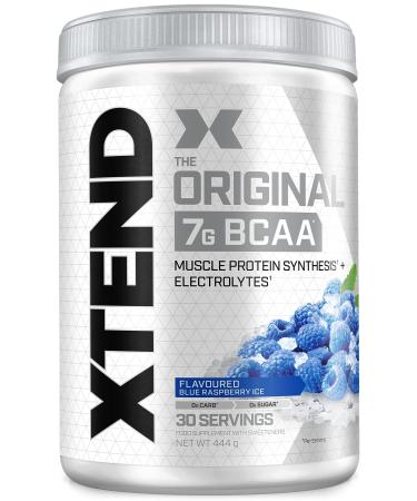 XTEND Original BCAA Blue Raspberry Ice | Branched Chain Amino Acids Supplement | 7g BCAAs + Muscle Supplements | Electrolytes for Recovery | Amino Energy Post-Workout | 30 Servings Blue Raspberry Ice 30 Servings (Pack of 1)