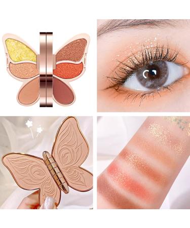 Palette de fards paupi res - 6 couleurs de forme paupi res uniques maquillage tanche mate et yeux miroits cosm tiques pour les yeux color s hautement pigment s pour femmes et filles regards su 03# - Buy Online on GoSupps.com