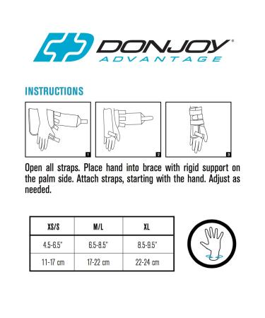 Buy DonJoy Advantage DA161WB01-TAN Elastic Wrist Brace - Stabilizing Support for Carpal Tunnel Sprains & Tendonitis | XS/S Size | International Shipping - Buy Online on GoSupps.com