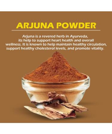 VEDIKROOTS Organic Arjuna Bark Powder 100 g Supports Healthy Heart Functions Arjun Ki Chaal Powder Promotes Healthy Metabolism (Pack of 3) - Buy Online on GoSupps.com
