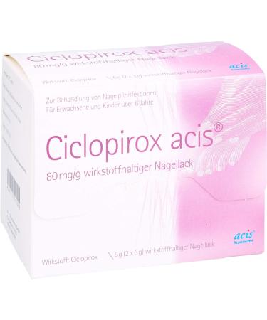 Ciclopirox Acis 80 mg/g Medicated Nail Polish - Effective Nail Fungus Treatment | Buy Internationally - Buy Online on GoSupps.com