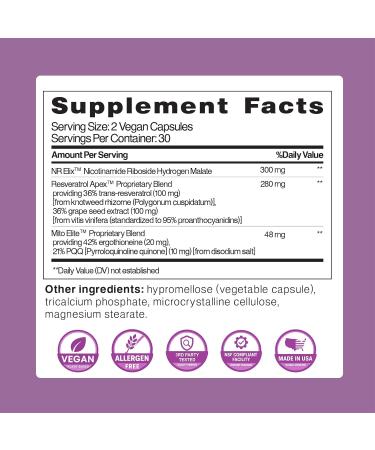 Provilio NAD+ Supplements for Women - NMN Supplement Alternative with Nicotinamide Riboside, Trans-Resveratrol, NAD Resveratrol Supplement for Energy, Skin Health, Healthy Aging - USA Made - Buy Online on GoSupps.com