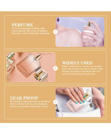 Buy SOLUSTRE Refillable Gold Perfume Spray Bottle | Travel-Friendly Glass Atomizer for Perfume | Compact Perfume Sprayer for International Shipping - Buy Online on GoSupps.com