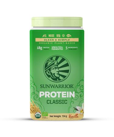 Sunwarrior Poudre de prot ine de vanille v g tale classique 750 g