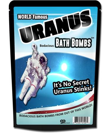 Uranus Bath Bombs XL- Fun & Funny Space Gags for Teen Boys and Men - Great Stocking Stuffers and Gift Ideas for Teens and Adults - Buy Online on GoSupps.com