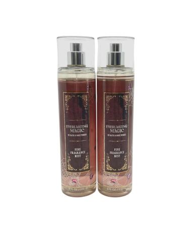 Bath & Body Works Fine Fragrance Mists Set of 2 8oz Each Bottle (Everlasting Magic)